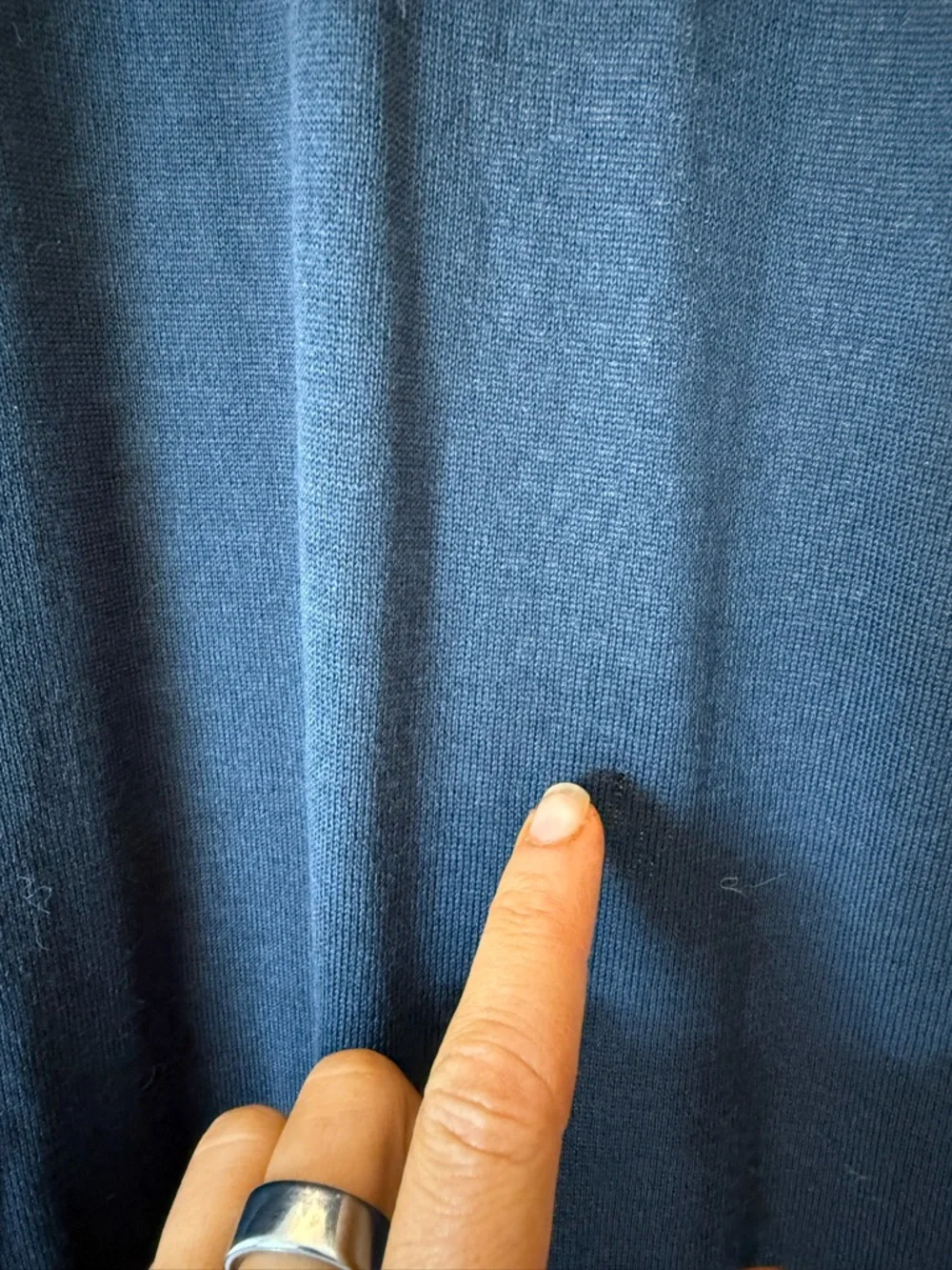 Armedangels Blue Long-Sleeve Knit Dress Wool - Picture 4 of 4